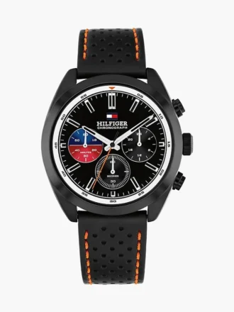 40 mm:n nahkahihnainen kronografikello