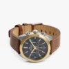 40 mm:n nahkahihnainen kronografikello 40 mm:n nahkahihnainen kronografikello