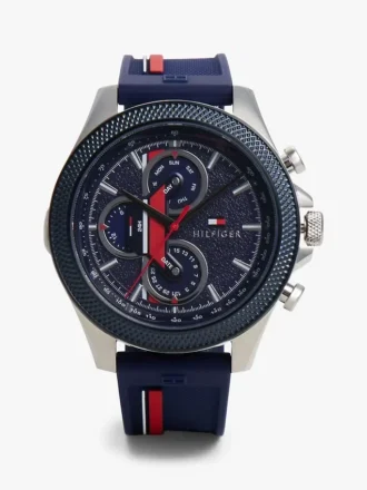 46 mm:n urheilukello, jossa on merkkituotehihna