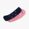 Allover Monogram No-Show -sukat, 2-pakkaus Allover Monogram No-Show -sukat, 2-pakkaus