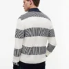 Block Stripe Zip -neule