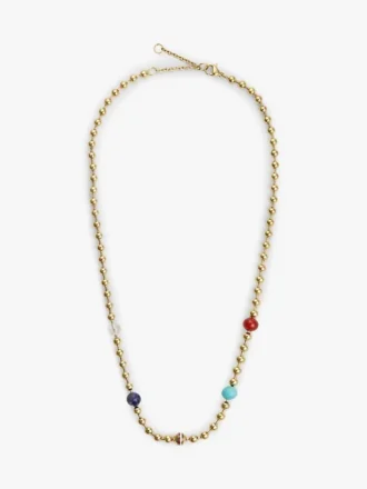 Boho-tyylinen monivärinen helmikaulakoru