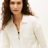 Boxy Fit -neulekardigani vetoketjulla Boxy Fit -neulekardigani vetoketjulla