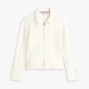 Boxy Fit -neulekardigani vetoketjulla Boxy Fit -neulekardigani vetoketjulla