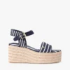 Breton Stripe Platform Wedge Espadrille Breton Stripe Platform Wedge Espadrille
