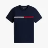 Brodeerattu lippulogo-T-paita Brodeerattu lippulogo-T-paita