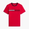 Brodeerattu lippulogo-T-paita Brodeerattu lippulogo-T-paita