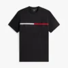 Brodeerattu lippulogo-T-paita