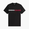 Brodeerattu lippulogo-T-paita