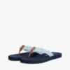 Brodeerattu monogrammikangas-flipflop Brodeerattu monogrammikangas-flipflop