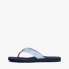 Brodeerattu monogrammikangas-flipflop Brodeerattu monogrammikangas-flipflop