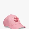 Brodeerattu Script Monogram -baseball-lippalakit Brodeerattu Script Monogram -baseball-lippalakit