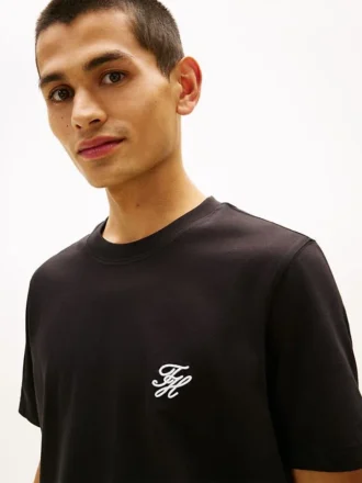 Brodeerattu Script Monogram -T-paita