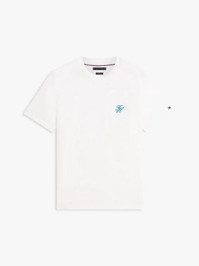 Brodeerattu Script Monogram -T-paita Brodeerattu Script Monogram -T-paita