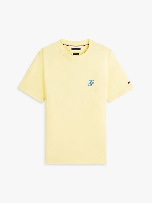 Brodeerattu Script Monogram -T-paita Brodeerattu Script Monogram -T-paita