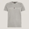 Brodeerattu Tommy-logo, slim fit -T-paita Brodeerattu Tommy-logo, slim fit -T-paita