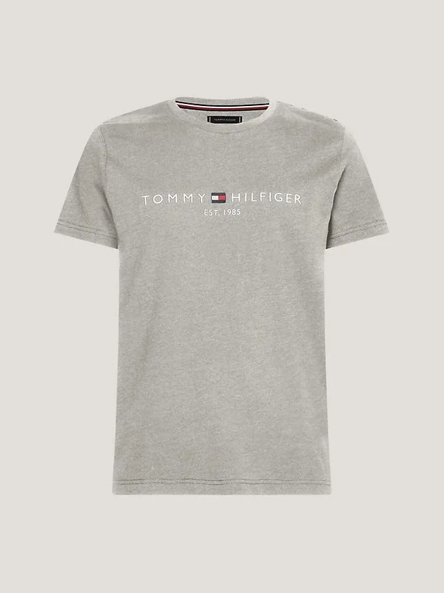 Brodeerattu Tommy-logo, slim fit -T-paita Brodeerattu Tommy-logo, slim fit -T-paita