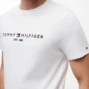 Brodeerattu Tommy-logolla varustettu T-paita