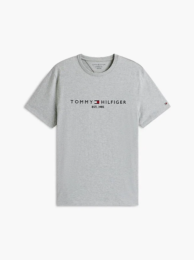 Brodeerattu Tommy-logolla varustettu T-paita Brodeerattu Tommy-logolla varustettu T-paita