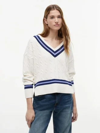 Cable Knit Cricket -villapaita