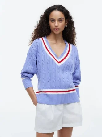 Cable Knit Cricket -villapaita Cable Knit Cricket -villapaita