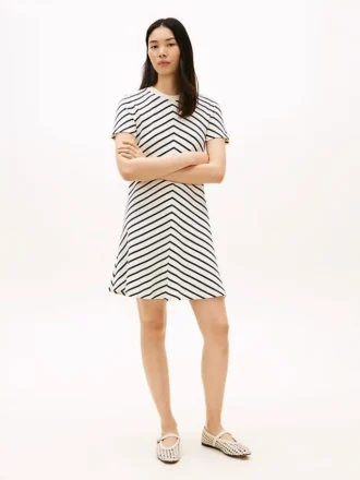 Chevron Stripe Interlock -mekko