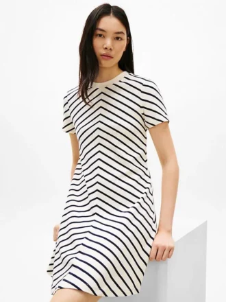 Chevron Stripe Interlock -mekko