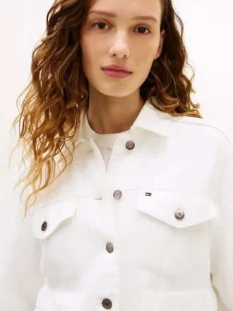 Cinched Denim Jacket