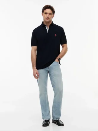 Classic Fit Archive Crest Logo Polo