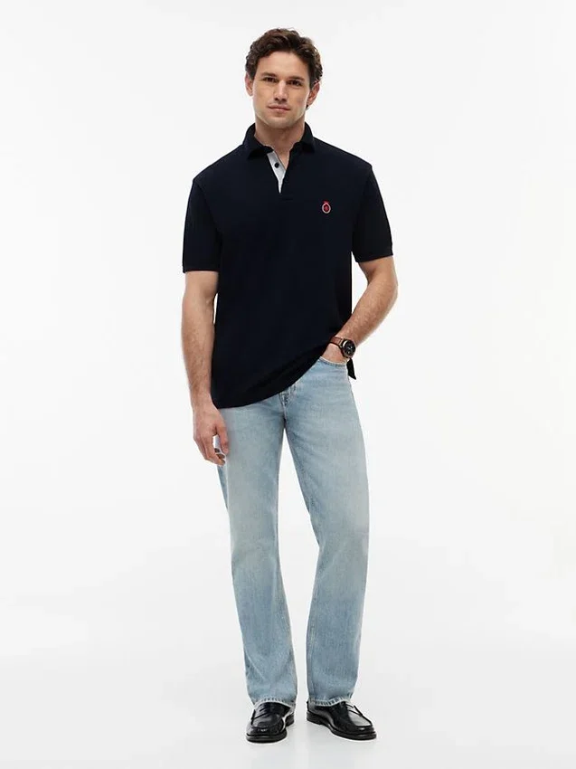 Classic Fit Archive Crest Logo Polo Classic Fit Archive Crest Logo Polo