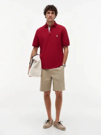 Classic Fit Archive Crest Logo Polo