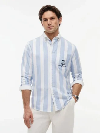 Classic Fit Monogram Crest Oxford -paita