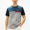 Colorblock Flag Stripe Logo T-paita