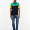 Colorblock Flag Stripe Logo T-paita