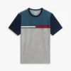 Colorblock Flag Stripe Logo T-paita