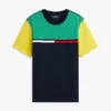 Colorblock Flag Stripe Logo T-paita