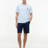 Colorblock-monogrammilogolla varustettu T-paita Colorblock-monogrammilogolla varustettu T-paita