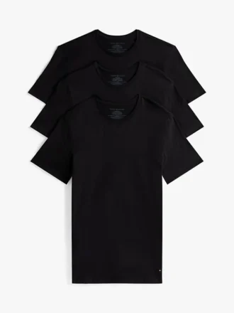 Cotton Classics -pyöreäkaulainen aluspaita, 3 kpl