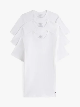 Cotton Classics -pyöreäkaulainen aluspaita, 3 kpl