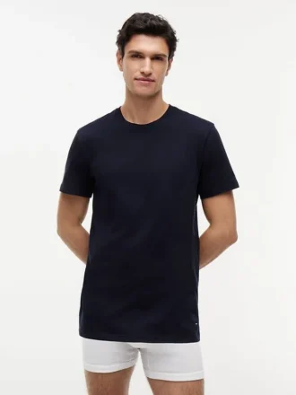 Cotton Classics -pyöreäkaulainen aluspaita, 3 kpl