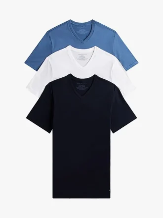 Cotton Classics V-kaula-aluspaita, 3 kpl
