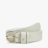 Debossed Monogram Slim -nahkavyö Debossed Monogram Slim -nahkavyö