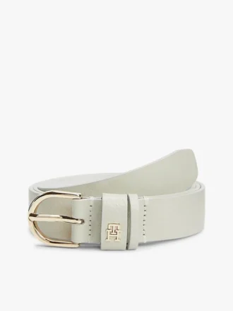 Debossed Monogram Slim -nahkavyö