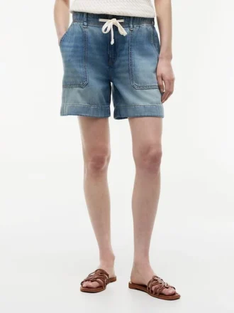 Denim-työshortsit