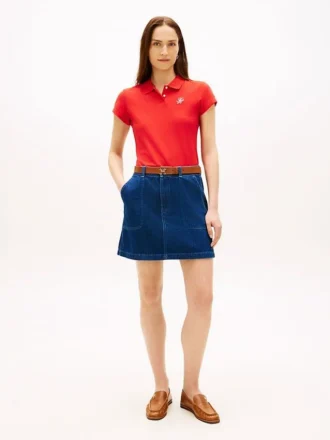 Denim-tyylinen minihame