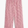 Gingham-kuosiset pellavaseoksesta valmistetut housut Gingham-kuosiset pellavaseoksesta valmistetut housut