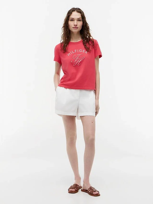 Gingham Script Monogram -T-paita Gingham Script Monogram -T-paita