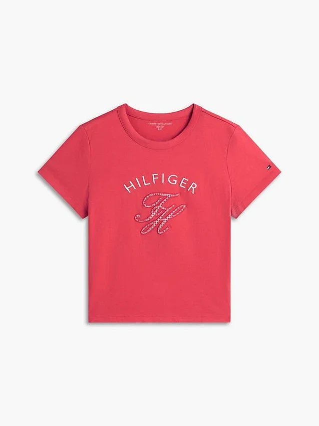 Gingham Script Monogram -T-paita Gingham Script Monogram -T-paita