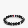 Helmillä koristeltu joustava rannekoru