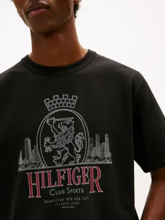 Hilfiger Crest Graphic Slub T-paita